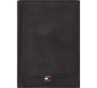 Geldbörse TOMMY HILFIGER "JOHNSON N/S WALLET W/COIN POCKET", Herren, schwarz, Leder, Basic, Kleinlederwaren Geldbörse, aus echtem Leder im Hochformat (58098857-0)