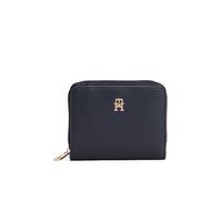 Tommy Hilfiger Reißverschlussbörse Damen TH Icon Med ZA Flap space blue