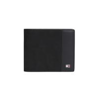 Geldbörse TOMMY HILFIGER "TH SOHO CC AND COIN", Herren, schwarz, Leder, Kleinlederwaren, Unisex Geldbeutel, Portemonnaie mit Logoschriftzug, zum Klappen (87298727-0) schwarz