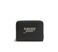 Geldbörse TOMMY JEANS "TJW MUST MED ZA", Damen, schwarz, Lederimitat, Basic, Kleinlederwaren, Damen Geldbeutel, Portemonnaie mit umlaufendem Reißverschluss (25158869-0) schwarz