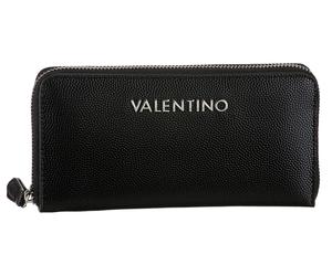 Geldbörse VALENTINO BAGS "DIVINA", Damen, schwarz, Lederimitat, Kleinlederwaren, Geldbeutel Portemonnaie Damenbörse (86302207-0) schwarz