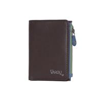 Geldbörse VARGU "ADA 1-A", Damen, braun (braun, sky blau), Rindsleder, Kleinlederwaren, LGW zertifiziertes Leder (36372955-0) braun, sky blau