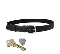 Geldgürtel-Anti-Diebstahl-Reise-Ledergürtel mit versteckter Reißverschlusspockt | Sichere Reise Taillenbeutel für Geld, Pass, Wertsachen, Blockierbeutel für Männer, sichere Gürtel für Flughafen