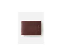 Rip Curl Stacked RFID Slim Leather Wallet in Tobacco, Tabak-Braun