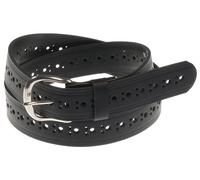 Gelochter Ledergürtel in 35 mm Breite! 85