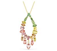 Gema Anhänger, Verschiedene Schliffe, Mehrfarbig, 18K Goldbeschichtet OS