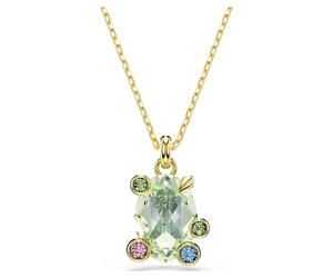 Gema Anhänger, Verschiedene Schliffe, Mehrfarbig, 18K Goldbeschichtet OS