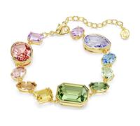 Gema Armband, Verschiedene Schliffe, Mehrfarbig, 18K Goldbeschichtet OS