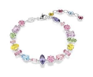 Gema Armband, Verschiedene Schliffe, Mehrfarbig, Rhodiniert OS