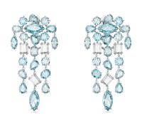 Swarovski Ohrschmuck Unisex Gema Chandelier Blau Rhodium 5666015