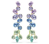 Gema Drop-Ohrhänger, Verschiedene Schliffe, Chandelier, Lang, Mehrfarbig, Goldlegierungsschicht OS