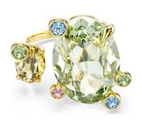 Gema Offener Ring, Verschiedene Schliffe, Mehrfarbig, Goldlegierungsschicht 60