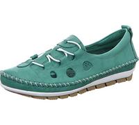 Gemini 003115-01 Damen Ballerina Slipper Mokassins, Größe:39 EU, Farbe:Grün