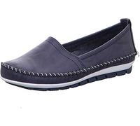 Gemini 003122-01 Schuhe Damen Ballerina Slipper Mokassins, Größe:42 EU, Farbe:Blau