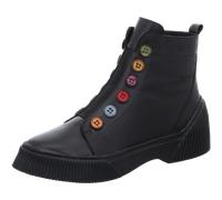 Gemini Stiefelette mit verspielten Zierknöpfen, schwarz, Damen 39 schwarz