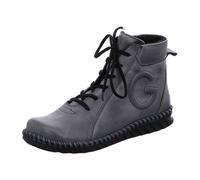 Gemini Damen Stiefelette Leder Logo Stickerei Wechselfußbett 033402-02, Größe:37 EU, Farbe:Grau