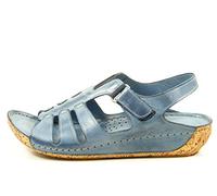 Gemini 32006-02 Schuhe Damen Sandalen Sandaletten, Größe:40 EU, Farbe:Blau
