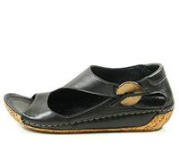 Gemini 32029-02 Schuhe Damen Keil Sandalen Sandaletten, Größe:41 EU, Farbe:Schwarz