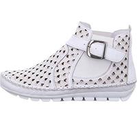 Gemini 382010-19 Damen Stiefeletten Stiefel Leder, Größe:40 EU, Farbe:Weiß