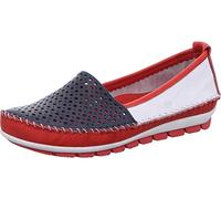 Gemini 382013-01 Damen Ballerinas Mokassins Leder, Größe:39 EU, Farbe:Mehrfarbig