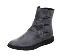 Gemini Damen Stiefelette Leder Boot mit Knöpfen und sportlicher Sohle 033503-02, Größe:39 EU, Farbe:Grau
