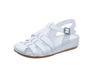 Gemini Bequeme Sandalen für Damen, weiß, Größe 38 EU