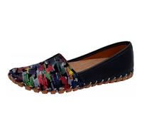Gemini Damen Ballerina Cayla 31203-19-009 Nappa/Kombi Schwarz Größe 37
