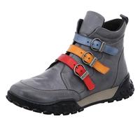Gemini Damen Stiefelette sportlicher Boot DREI Riemen mit Schnalle 033568-02, Größe:38 EU, Farbe:Grau