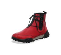 Gemini Damen-Stiefelette 033567-02 Leder sportlich Gummizug Rot Größe 41