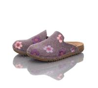Gemini Damen Filz Pantolette lila