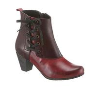 Gemini Damen Leder Stiefeletten Ankle Boot Lederschuhe Stiefel Bordeaux Weinrot Schuhgröße EUR 42