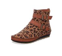 Stiefelette GEMINI, Damen, Gr. 42, braun (cognac, bedruckt), Nubukleder, sportlich, Schuhe (11138102-42) cognac, bedruckt
