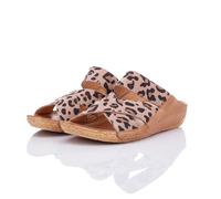 Gemini - Leopard/Kombi Pantolette - Beige 41