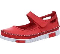 Gemini Damen Riemchenballerina Leder Klettverschluss ungefüttert flexibel 382534-01