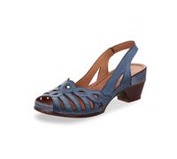 Sandale GEMINI, Damen, Gr. 36, blau (royalblau), Glattleder, sportlich, Schuhe (31424639-36) royalblau