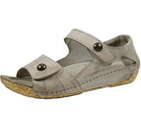 Gemini 032093-02 Schuhe Damen Sandalen Sandaletten Leder, Größe:41 EU, Farbe:Grau