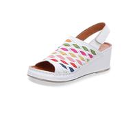 Gemini Bequeme Sandalen für Damen, weiß, Gr. 39 EU