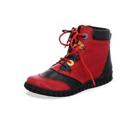Gemini Schnürboots Gwen Damen mit Kontrastdetails rot-schwarz Größe 42 EU