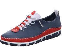 Gemini Damen Nappa-Schnürschuh Blau Größe 40