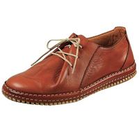 Gemini Damen Schnürschuh Halbschuh weiches Leder Wechselfußbett 336468-02, Größe:38 EU, Farbe:Braun
