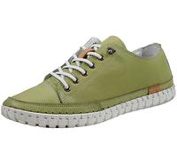 Gemini Damen Schnürschuh Leder Sneaker mit herausnehmbarer Innensohle 395610-02, Größe:37 EU, Farbe:Grün