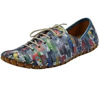 Gemini Damen Schnürschuh-Slipper 031215-19 Leder Blau Größe 41