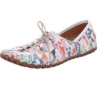 Gemini Damen Schnürschuh Slipper Leder 031215-19, Größe:40 EU, Farbe:Weiß