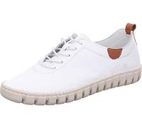 Gemini Damen Schnürschuhe Leder Halbschuhe 394050-02, Größe:42 EU, Farbe:Weiß