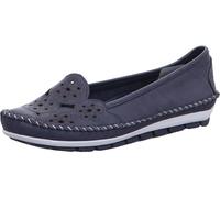 Gemini Damen Slipper Ballerina Leder Cutouts Blumenmuster 382336-01, Größe:42 EU, Farbe:Mehrfarbig