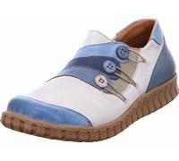 Slipper GEMINI Gr. 37, weiß (weiß, bleu) Damen Schuhe Ballerinas (81370428-37)