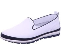 Gemini Damen Slipper Leder Mokassin mit herausnehmbarer Sohle 341810-01, Größe:38 EU, Farbe:Mehrfarbig
