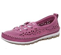 Gemini Damen Slipper Mokassin Schnürschuh sportlich Cutouts 340201-01
