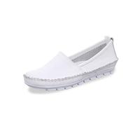 Damen Gemini Klassische Slipper weiss 41