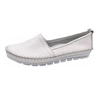 Gemini 003122-01 Schuhe Damen Ballerina Slipper Mokassins, Größe:39 EU, Farbe:Weiß